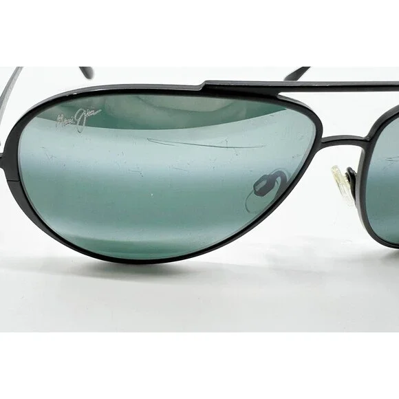 Maui Jim Shallows Black Matte Polarized Sunglasses MJ543-2M 9922